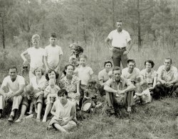 My wife's grandparents had nine children and most are pictured here along with various grandchildren and extended family. This would have been an Easter outing in the piney woods, north of Columbus, Georgia in 1957. View full size.
(ShorpyBlog, Member Gallery)