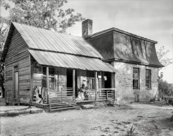 1938. "Smith Furnace, office, Lincoln County, North Carolina." A relic of the charcoal-iron industry, with its forges and furnaces, that grew up in the years after the Revolutionary War. Photo by Frances Benjamin Johnston. View full size.