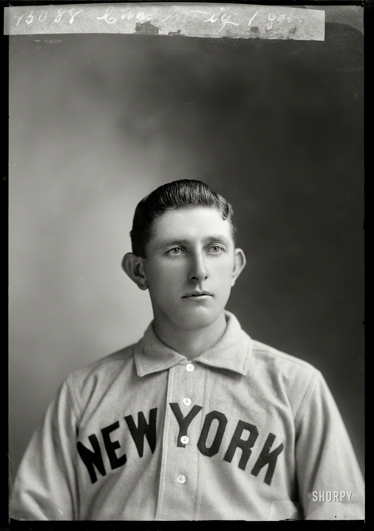 Washington, D.C., circa 1898. "Gettig, Chas. (New York baseball player)." Charlie Gettig, who played for the Giants. 5x7 inch glass negative. View full size.