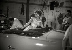 Betty in a Buick: 1954