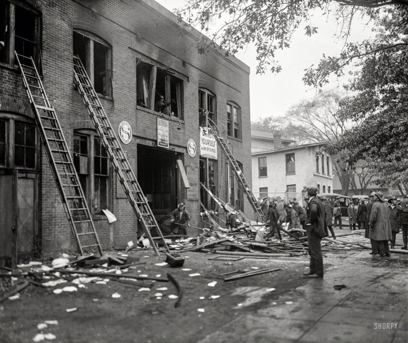 Garage Fire: 1925