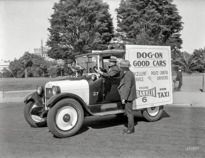 Dog-On Taxi: 1924