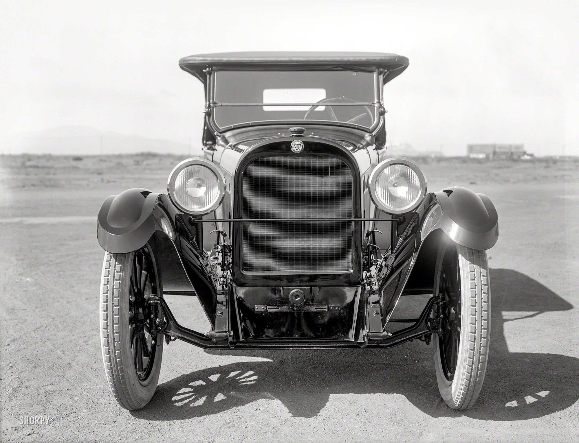 San Francisco circa 1922. "Dodge Bros. touring car." 6½ x 8½ inch glass negative, originally from the Wyland Stanley collection. View full size.