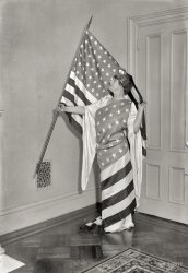 New York, 1917. The American soprano Marcia Van Dresser, who participated in War Bond and patriotic programs at the Metropolitan Opera. And on that high note, Shorpy wishes you a Happy Fourth of July! View full size.