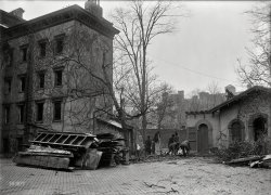 March 14, 1922. Washington, D.C. "The old Corcoran House on H Street, which Daniel Webster occupied while Secretary of State, is now being razed to make way for the huge building which is to be the home of the U.S. Chamber of Commerce." Harris & Ewing Collection glass negative. View full size.