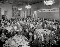 April 24, 1946. "Pontiac zone managers' banquet at St. Francis Hotel." 8x10 acetate negative, originally from the Wyland Stanley collection. View full size.