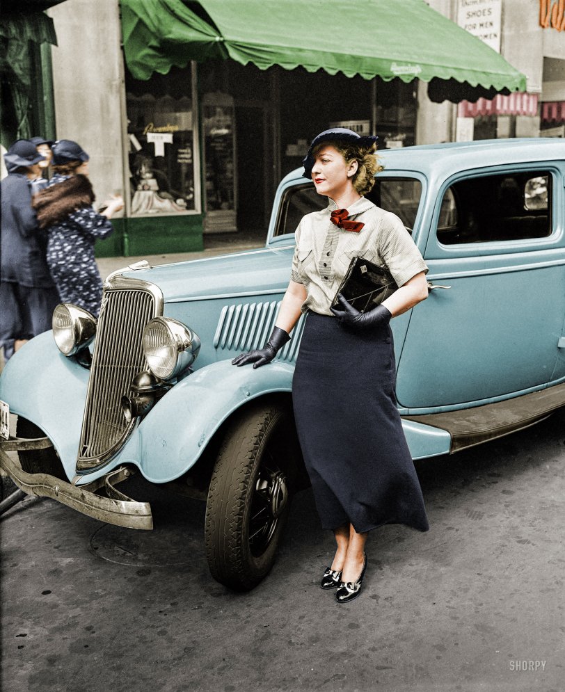 Colorized from this Shorpy original. I want to colorize almost every black and white picture, and I finally broke down and colorized this one. It took somewhere around 5 hours. I am a little more free with my use of color after looking at all the Minnesota Kodachromes. View full size.
