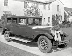 San Francisco circa 1926. "Alice Joyce in Beau Geste Locomobile." Evidently promoting the film. 8x0 Eastman Kodak negative. View full size.