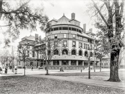 Savannah, Georgia, circa 1900. "Hotel DeSoto." Last glimpsed here. 8x10 inch dry plate glass negative, Detroit Publishing Company. View full size.