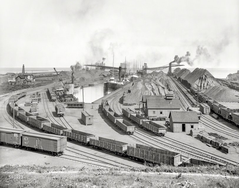 Iron Ore on Erie: 1900