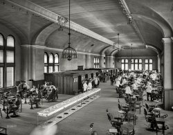 Philadelphia circa 1904. "Dental Hall, University of Pennsylvania." 8x10 inch dry plate glass negative, Detroit Photographic Company. View full size.