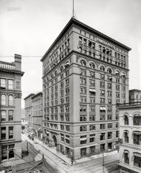 1905. "Pioneer Press building, St. Paul, Minnesota." Ghost pedestrians galore! 8x10 inch dry plate glass negative, Detroit Photographic Company. View full size.