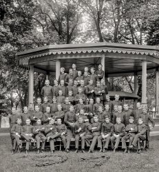 Annapolis, Md., 1892. "Class of '94, U.S. Naval Academy." Wishing the Class of 2014 a Happy Graduation! 8x10 glass negative by Edward Hart. View full size.