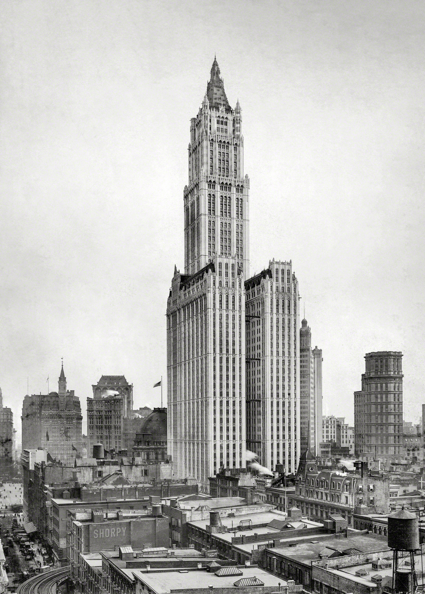 November 20, 1912. "Woolworth Building, New York." Irving Underhill photo. View full size.