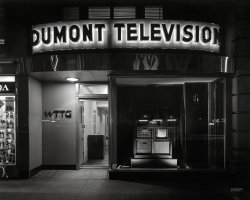 March 10, 1948. Washington, D.C. "Griffith Consumers Co. -- Exterior of Dumont Television WTTG, 12th Street." Photo by Theodor Horydczak. View full size.