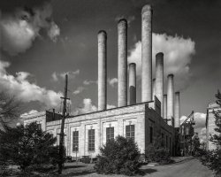 Washington, D.C., circa 1925. "Rear view of Potomac Electric Power Co. Benning plant." 8x10 safety negative by Theodor Horydczak.  View full size.