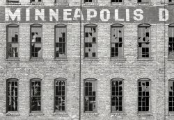 September 1939. "Abandoned factory, Minneapolis, Minnesota." 35mm nitrate negative by John Vachon for the Resettlement Administration. View full size.