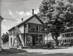 September 1937. "Town clerk's office. Hyde Park, Vermont." Photo by Arthur Rothstein for the Farm Security Administration. View full size.