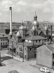 July 1938. "Russian Orthodox Church. Pittsburgh, Pennsylvania." Medium format negative by Arthur Rothstein for the Farm Security Administration. View full size.