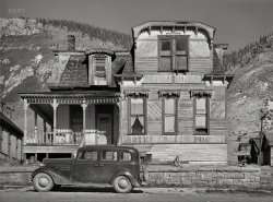 September 1940. "House dating from the early boom days of Silverton, Colorado." Medium format acetate negative by Russell Lee. View full size.