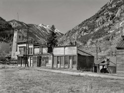 October 1939. "Georgetown, Colorado -- an old mining town in the mountains." Medium format acetate negative by Arthur Rothstein for the Farm Security Administration. View full size.
