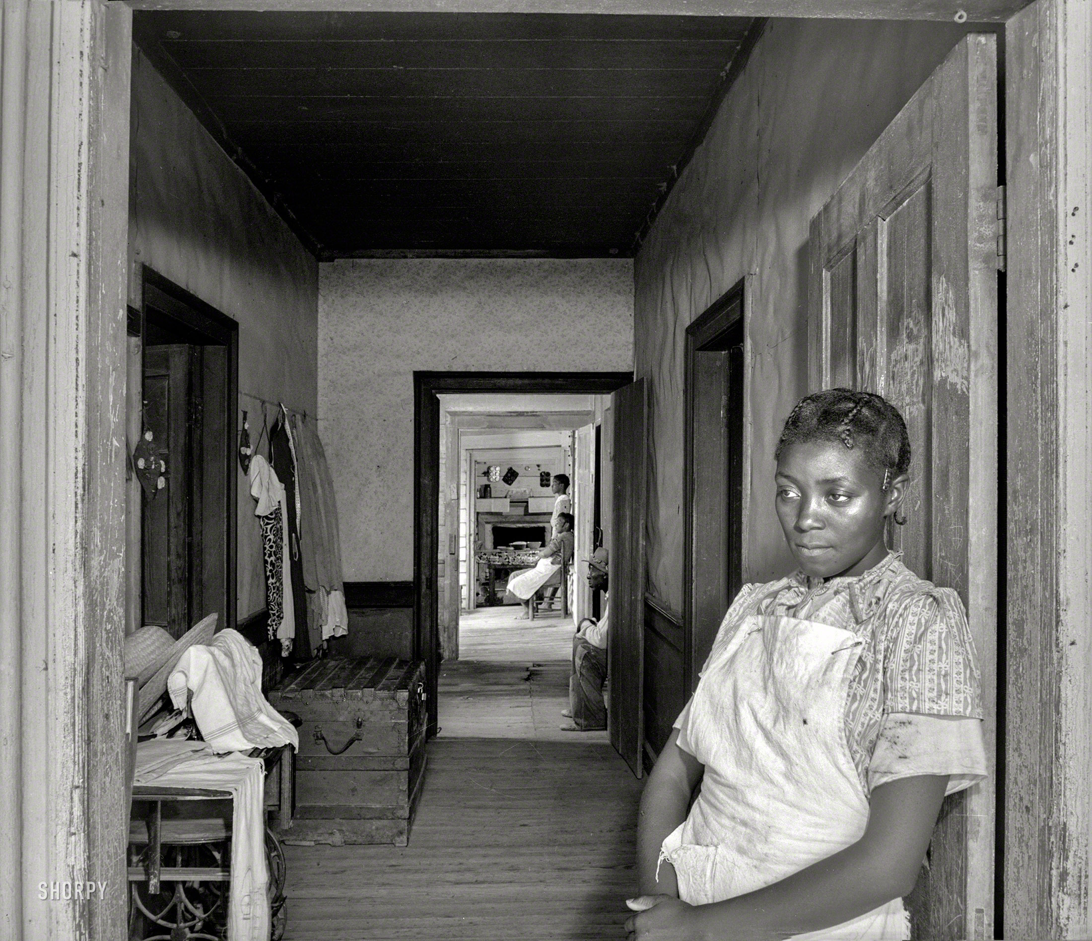 June 1941. "Interior of Negro rural house. Greene County, Georgia." Medium-format negative by Jack Delano, Farm Security Administration. View full size.