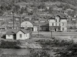 September 1938. "Coal mining town of Welch [i.e., Eckman], in the Bluefield section of West Virginia." Photo by Marion Post Wolcott. View full size.