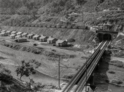 September 1938. "Coal mining community near Welch, West Virginia." Medium format negative by Marion Post Wolcott. View full size.