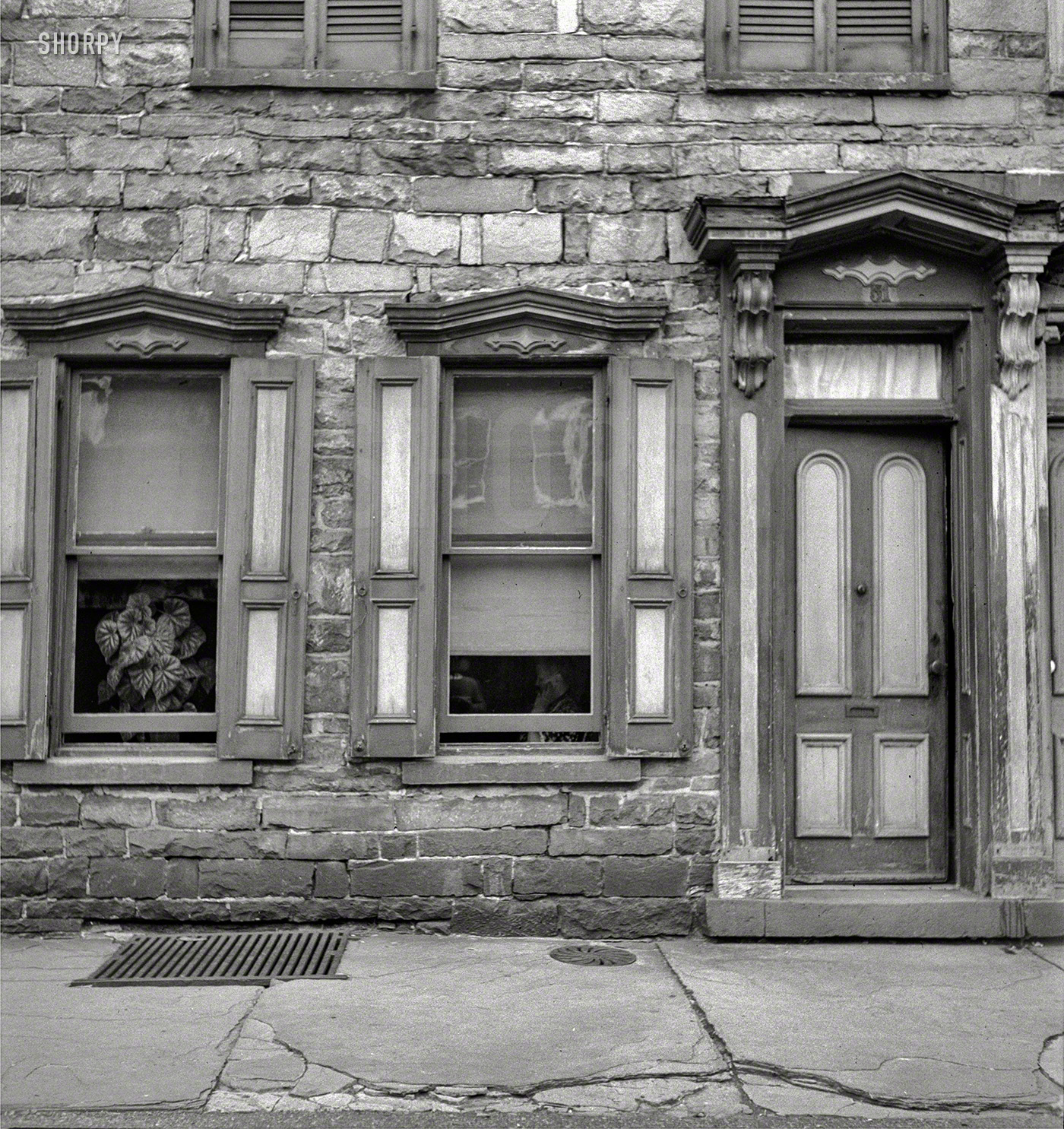 August 1940. "Old house on Race Street in Mauch Chunk, Pennsylvania." Photo by Jack Delano for the Resettlement Administration. View full size.