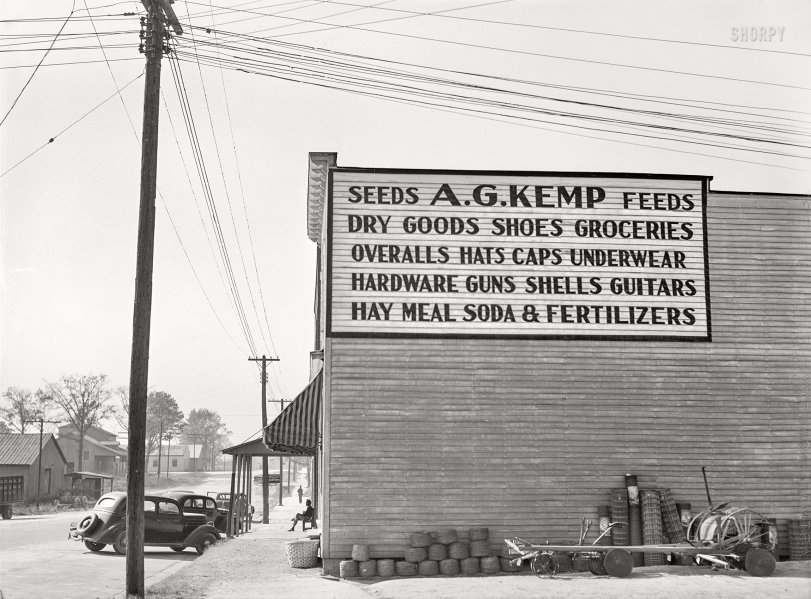 Guns Guitars Groceries: 1939