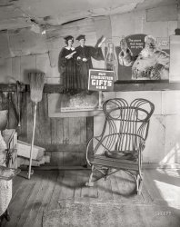 July 1935. "Scott's Run mining camps near Morgantown, W.Va. Domestic interior. Shack at Osage." 8x10 nitrate negative by Walker Evans for the Resettlement Admin. View full size.