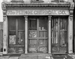 March 1936. "Nineteenth-century shop front. Charleston, South Carolina." 8x10 inch nitrate negative by Walker Evans for the U.S. Resettlement Administration. View full size.