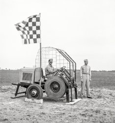 May 1942. Parris Island, South Carolina. "Marine Corps glider detachment training camp. A glider winch." Medium format nitrate negative from photos by by Pat Terry and Alfred Palmer for the Office of War Information. View full size.