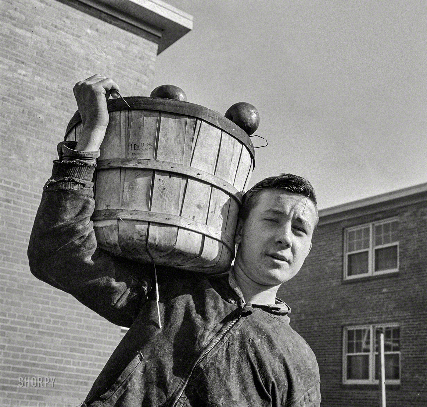 November 1942. Washington, D.C. "Young huckster in the Southwest section." Photo by Gordon Parks for the Office of War Information. View full size.