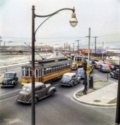 My colorized version of this Shorpy photo. View full size.