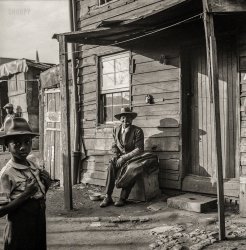 July 1943. Washington, D.C. "Negro alley dwellings near the Capitol." Photo by Esther Bubley for the Office of War Information. View full size.
