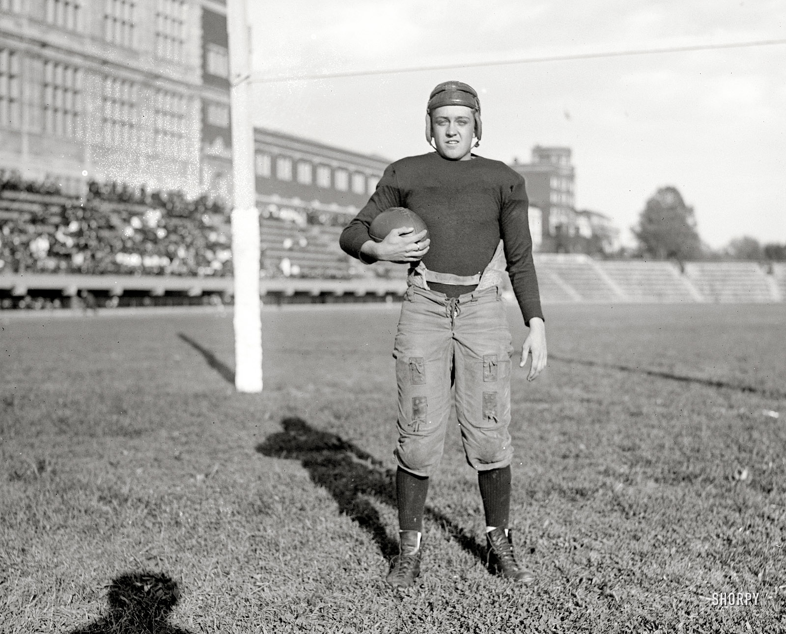Washington, D.C., circa 1919. "Jack Dawson, Western High." On the field at Central. National Photo Company Collection glass negative. View full size.