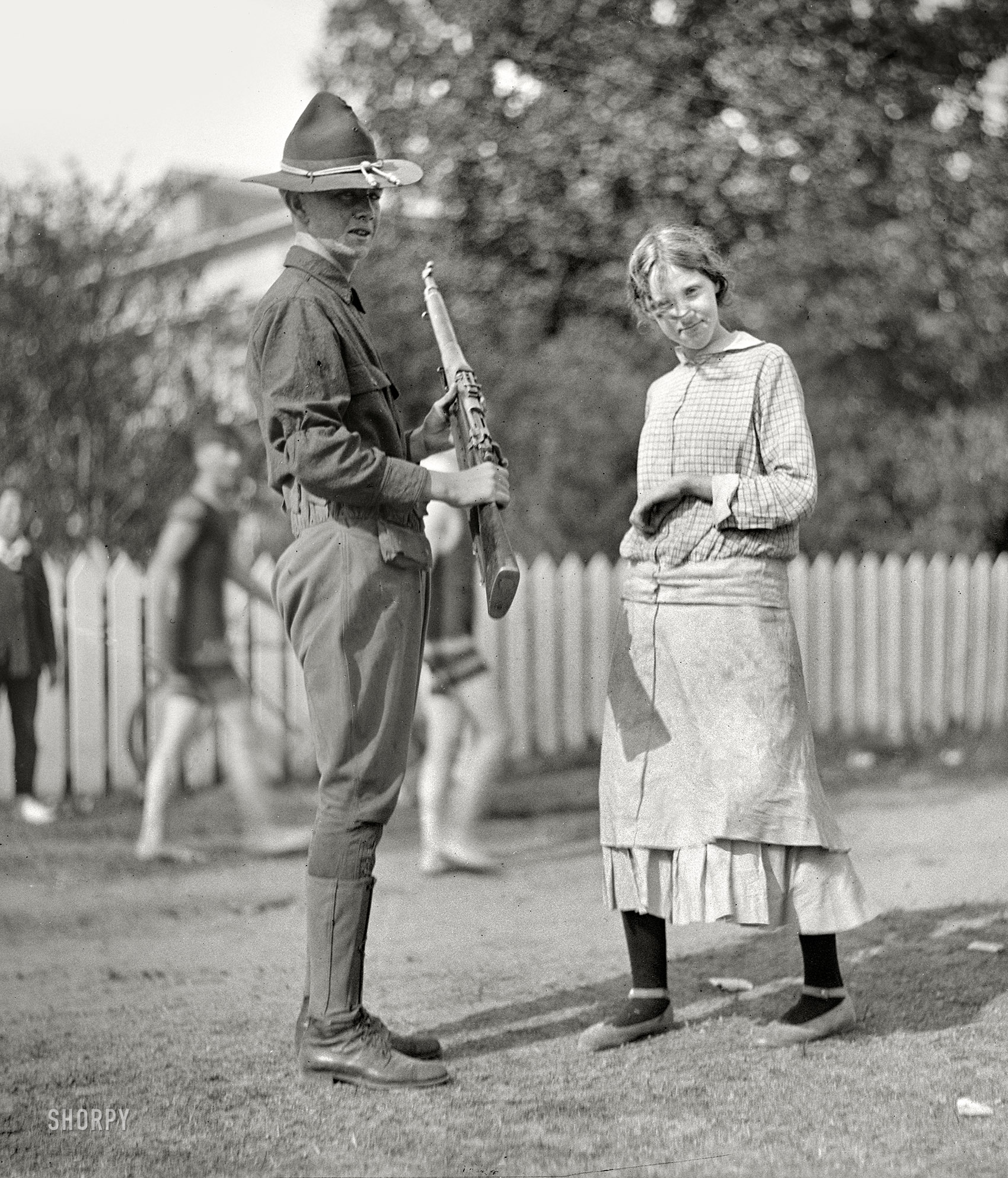 1915. "National Guard, District of Columbia, in camp." We're short on context here, so feel free to create your own narrative. Harris & Ewing. View full size.