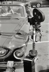 1962. "Richard Chamberlain at MGM Studios, Los Angeles, filming scene for his TV show, Dr. Kildare." Photo by Earl Theisen for Look magazine. View full size.