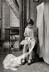 March 1924. "Tenement homework. Pictures taken in connection with invest&shy;igation (see report TE-NY-39)." Photo by Lewis Wickes Hine. View full size.