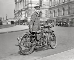 Motorcycle Cop: 1924