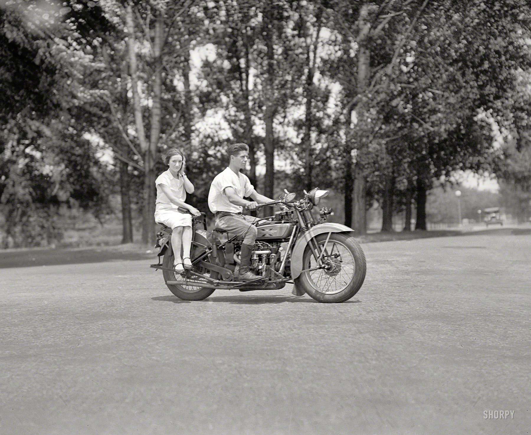 Washington, D.C., 1929. "Motorcycle" is all it says on the label. This post marks the debut of our new Motorcycles tag. National Photo Co. View full size.