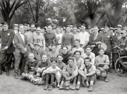 Proud winners of the 1920 Washington Herald Junior Baseball Championship. National Photo Company Collection glass negative. View full size.