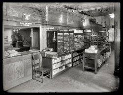 Washington, D.C., circa 1919. "Oppenheimer's dress shop." Another view of the store seen here last week. National Photo glass negative. View full size.
GeezAll that squared away stuff and someone left a scrap on the floor!
(The Gallery, D.C., Natl Photo, Stores & Markets)