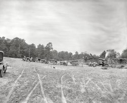 Washington, D.C., or vicinity circa 1917. "Gash, Stull Co. (Bright-Shepherd job)." A parade of vintage earthmoving equipment. National Photo Co. View full size.