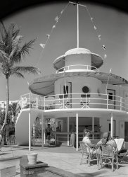 March 5, 1941. "Raleigh Hotel, Collins Avenue, Miami Beach, Florida. Snack bar. L. Murray Dixon, architect." Gottscho-Schleisner photo. View full size.