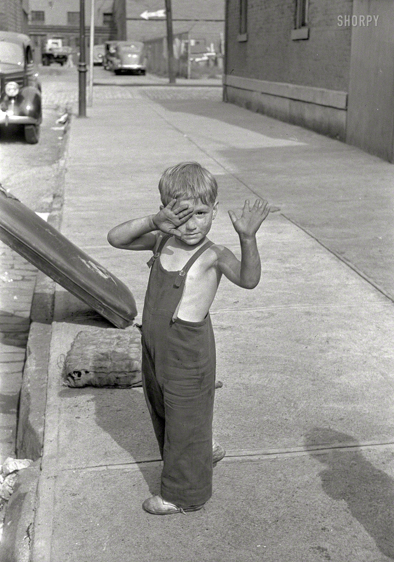 July 1938. "Steelworker's son. Pittsburgh, Pennsylvania." Don't worry, kid. This'll look great on your timeline. Photo by Arthur Rothstein. View full size.
