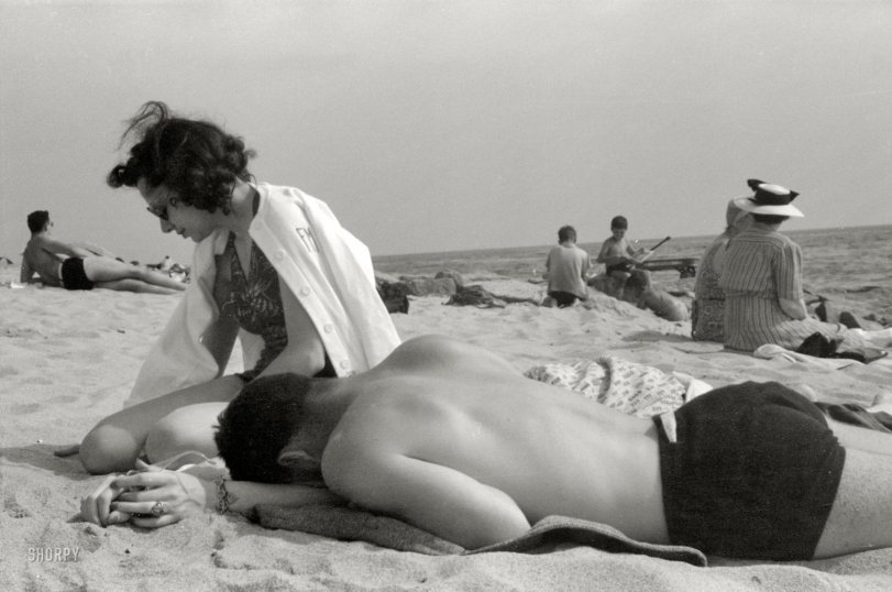 Photo of: New Beach: 1940 -- August 1940. Provincetown, Massachusetts. 