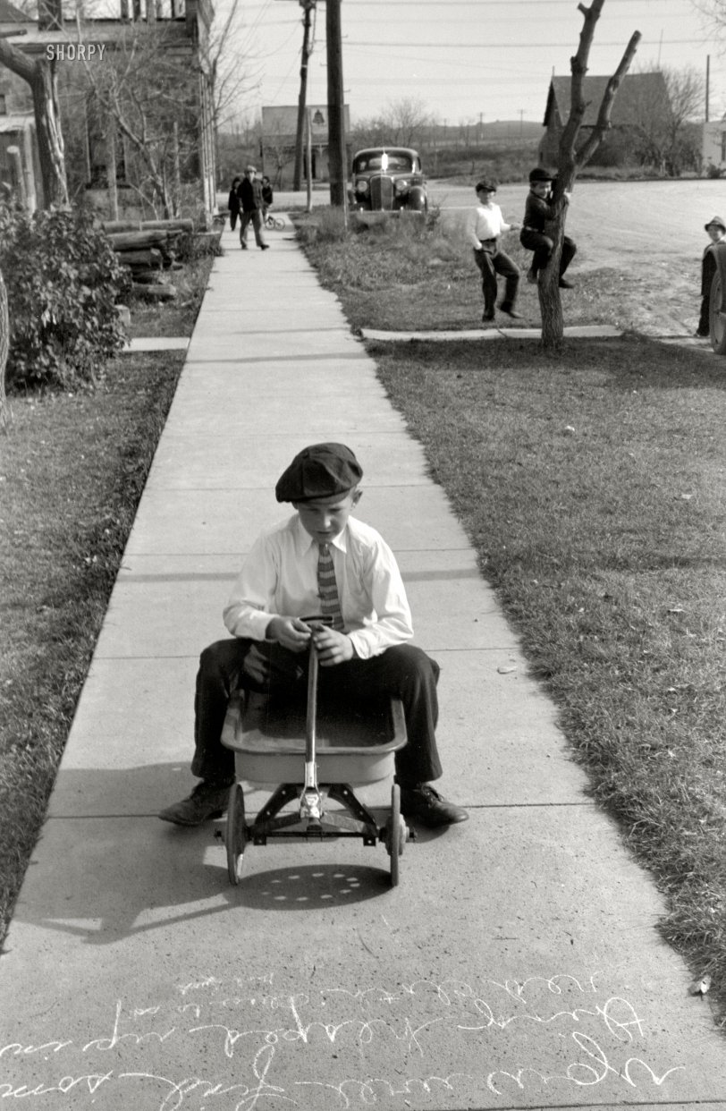 Photo of: The Writing on the Walk: 1940 -- 