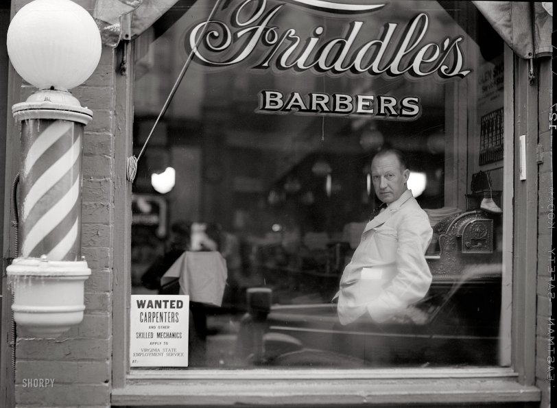 Photo of: The Barber of Harrisonburg : 1941 -- 